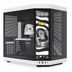 Hyte Y70 Touch Infinite Panda E-ATX Mid Tower Case (CS-HYTE-Y70TTI-WB)