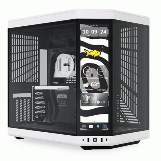 Hyte Y70 Touch Infinite Panda E-ATX Mid Tower Case (CS-HYTE-Y70TTI-WB)