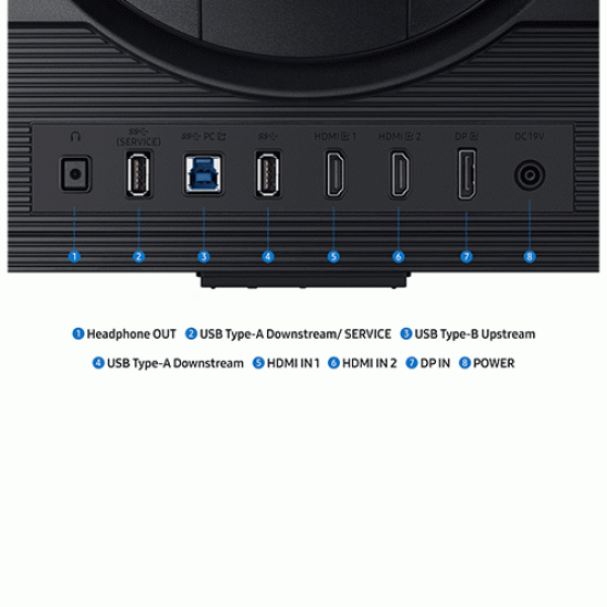 Samsung 27 inch Odyssey G7 4K 180Hz FHD 360Hz Gaming Monitor (LS27FG700EWXXL)