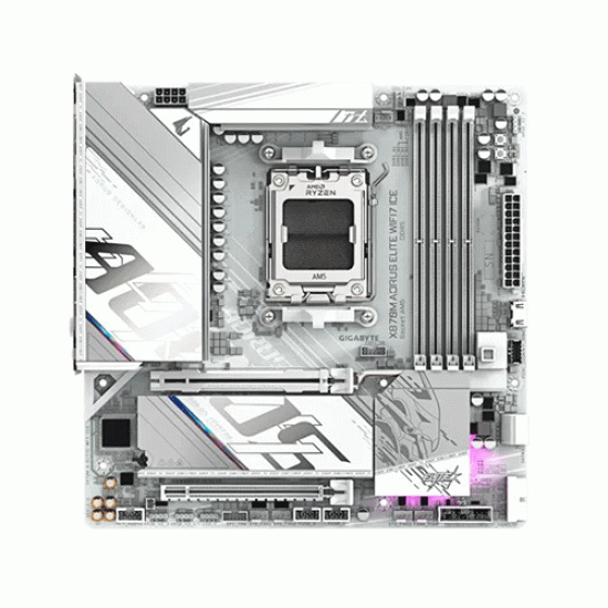 Gigabyte X870M AORUS ELITE WIFI7 ICE AMD Motherboard