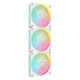 Corsair iCUE LINK LX120 RGB 120mm PWM Fans Starter Kit Triple Pack White (CO-9051030-WW)