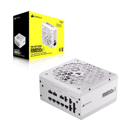 Corsair RM850x Shift 80 Plus Gold ATX 3.1 Fully Modular ATX Power Supply White (CP-9020274-IN) Corsair RM850x Shift 80 Plus Gold ATX 3.1 Fully Modular ATX Power Supply White (CP-9020274-IN)