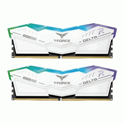 TeamGroup Delta RGB DDR5 64GB (32GBx2) 6400MHz CL40 White (FF4D564G6400HC40BDC01) TeamGroup Delta RGB DDR5 64GB (32GBx2) 6400MHz CL40 White (FF4D564G6400HC40BDC01)