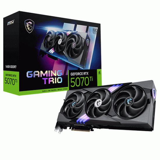 MSI GeForce RTX 5070 Ti 16G GAMING TRIO OC 16GB GDDR7 MSI GeForce RTX 5070 Ti 16G GAMING TRIO OC 16GB GDDR7