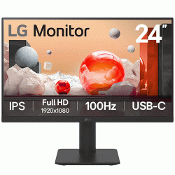 LG 24 inch IPS Full HD monitor with USB-C (24MS570B)
