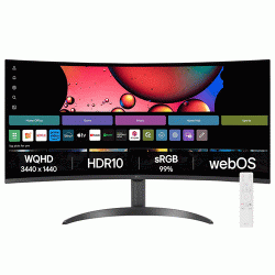 LG Smart 34 inch 21:9 Curved WQHD (3440x1440) with webOS (34SR60QC) LG Smart 34 inch 21:9 Curved WQHD (3440x1440) with webOS (34SR60QC)