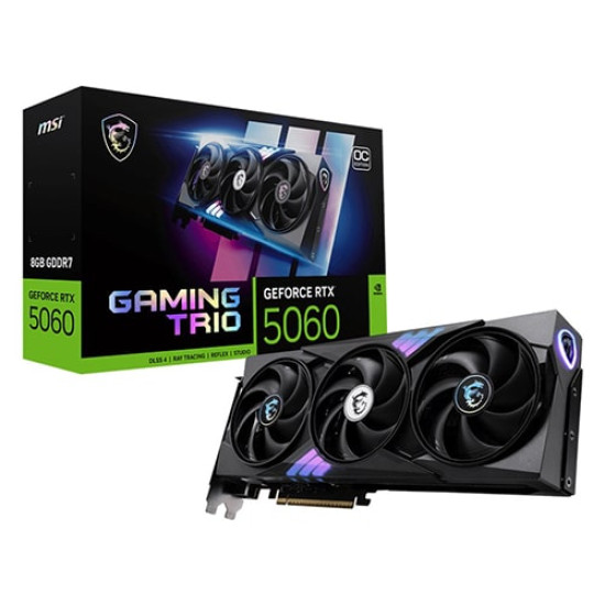 MSI GeForce RTX 5060 8G GAMING TRIO OC 8GB GDDR7 MSI GeForce RTX 5060 8G GAMING TRIO OC 8GB GDDR7