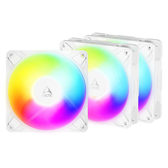 Arctic P12 Pro Reverse A-RGB (White) 3 Pack (ACFAN00334A)