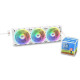 Thermaltake MINECUBE 360 Ultra ARGB Sync AIO Liquid Cooler - Snow Edition (CL-W482-PL12SW-A)