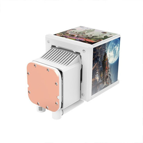 Thermaltake MINECUBE 360 Ultra ARGB Sync AIO Liquid Cooler - Snow Edition (CL-W482-PL12SW-A)