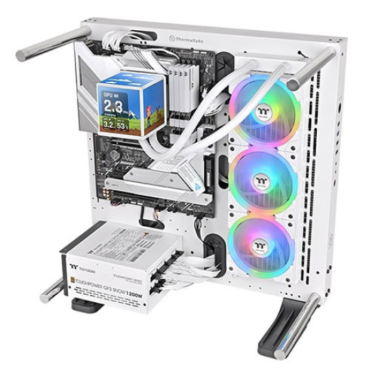 Thermaltake MINECUBE 360 Ultra ARGB Sync AIO Liquid Cooler - Snow Edition (CL-W482-PL12SW-A)
