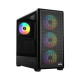 Gamdias AURA GC105 PERFORATED ARGB Mid-Tower Case