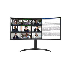 LG 34 inch UltraWide QHD Curved monitor with USB Type-C (34WR55QK)