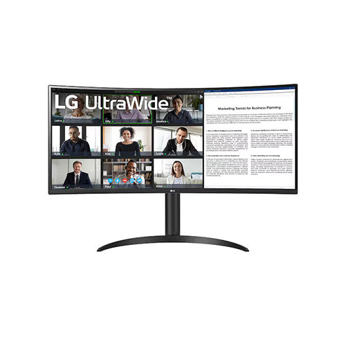 LG 34 inch UltraWide QHD Curved monitor with USB Type-C (34WR55QK)