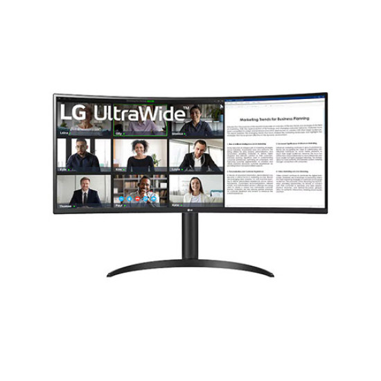 LG 34 inch UltraWide QHD Curved monitor with USB Type-C (34WR55QK)