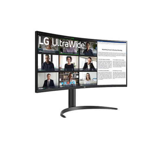 LG 34 inch UltraWide QHD Curved monitor with USB Type-C (34WR55QK)