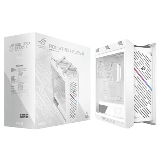 Asus ROG Strix Helios II White Edition Premium Mid-Tower Gaming Case (HELIOS-II-GX601S-W)