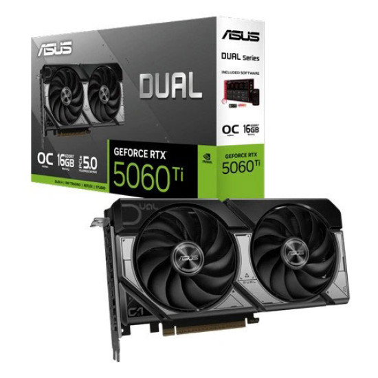 ASUS Dual GeForce RTX 5060 Ti 16GB GDDR7 (DUAL-RTX5060TI-16G)