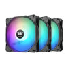Thermaltake LE120 ARGB Sync PC Cooling Fan 3-Fan Pack Black (CL-F204-PL12SW-A)