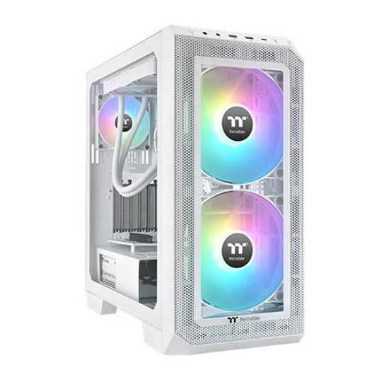 Thermatake CT200 ARGB Sync PC Cooling Fan White Single Fan Pack (CL-F180-PL20SW-A)