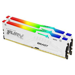 Kingston Fury Beast RGB 32GB (2x16GB) 6000MHz DDR5 CL30 White (KF560C30BWEAK2-32)