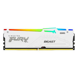 Kingston Fury Beast RGB 32GB (2x16GB) 6000MHz DDR5 CL30 White (KF560C30BWEAK2-32)