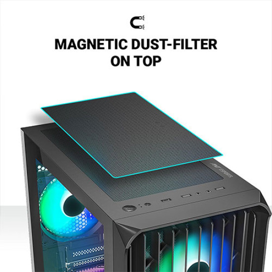Ant Esports 205 Mini 6F Mini-Tower Case