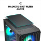 Ant Esports 205 Mini 6F Mini-Tower Case