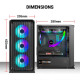 Ant Esports 205 Mini 6F Mini-Tower Case