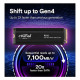 Crucial P310 1TB PCIe Gen4 NVMe 2280 M.2 SSD with heatsink (CT1000P310SSD5)