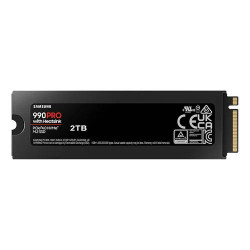 Samsung 990 PRO 2TB NVMe Gen4 SSD with Heatsink (MZ-V9P2T0CW)