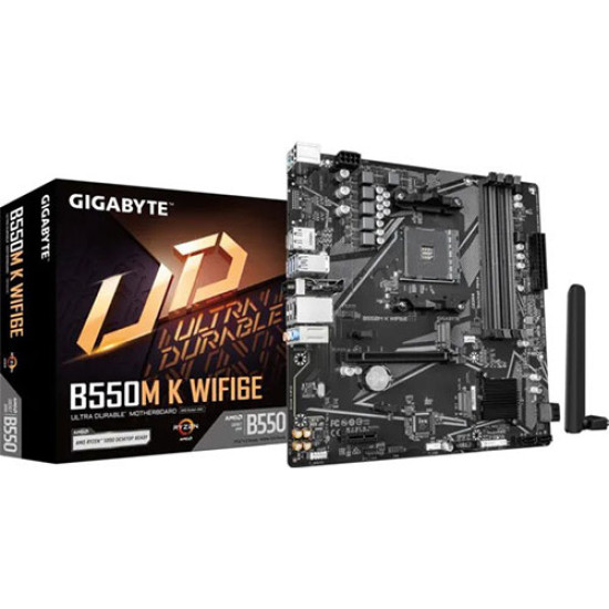 Gigabyte B550M K WIFI6E DDR4 AMD Motherboard