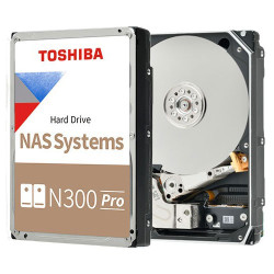 Toshiba N300 Pro 12TB NAS Hard Drive (HDWG51CAZSTB)