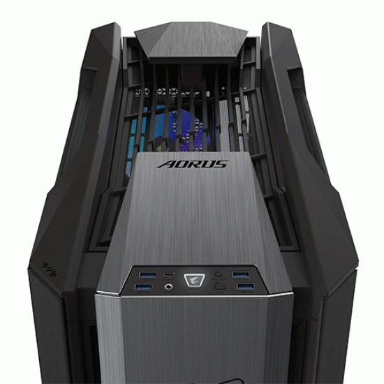 Gigabyte AORUS C601 GLASS GLOBAL E-ATX Mid Tower Case (AC601G ATX CASE)