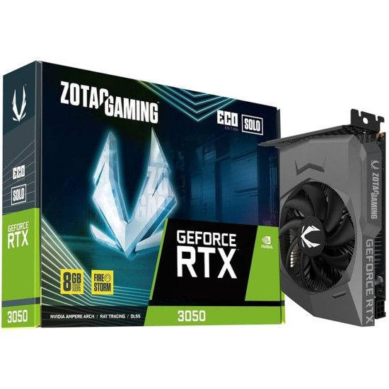 Zotac Gaming GeForce RTX 3050 Eco Solo 8GB GDDR6 (ZT-A30500R-10L)