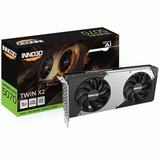 INNO3D GeForce RTX 5070 TWIN X2 12GB GDDR7 INNO3D GeForce RTX 5070 TWIN X2 12GB GDDR7