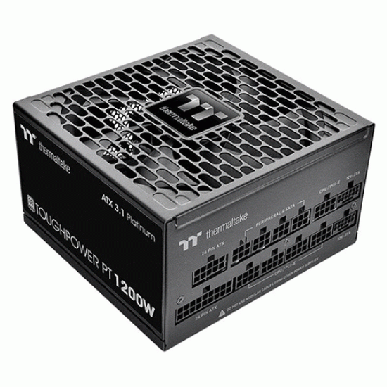 Thermaltake Toughpower PT 1200W ATX 3.1 PSU 80+ Platinum Fully Modular PCIe 5.1 (PS-TPP-1200FNFAPE-1)
