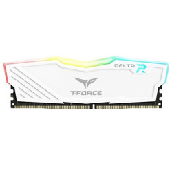Teamgroup T-Force Delta RGB 16GB (16GBx1) DDR4 3200Mhz CL16 Desktop RAM White (TF4D416G3200HC16F01) Teamgroup T-Force Delta RGB 16GB (16GBx1) DDR4 3200Mhz CL16 Desktop RAM White (TF4D416G3200HC16F01)