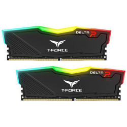 Teamgroup T-Force Delta RGB 32GB (16GBx2) DDR4 3600MHz Ram-Black (TF3D432G3600HC18JDC01) Teamgroup T-Force Delta RGB 32GB (16GBx2) DDR4 3600MHz Ram-Black (TF3D432G3600HC18JDC01)