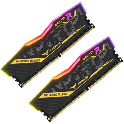 Teamgroup T-FORCE DELTA TUF Gaming RGB 16GB (8GBx2 ) DDR4 3200MHz CL16 Desktop RAM (TF9D416G3200HC16FDC01) Teamgroup T-FORCE DELTA TUF Gaming RGB 16GB (8GBx2 ) DDR4 3200MHz CL16 Desktop RAM (TF9D416G3200HC16FDC01)