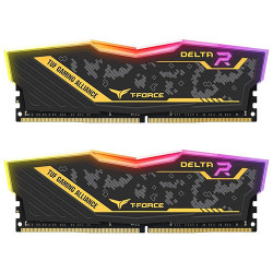 TeamGroup T-Force Delta RGB TUF 32GB 3200 MHz CL16 (16GB X 2) DDR4 Desktop RAM Black (TF9D432G3200HC16FDC01) TeamGroup T-Force Delta RGB TUF 32GB 3200 MHz CL16 (16GB X 2) DDR4 Desktop RAM Black (TF9D432G3200HC16FDC01)
