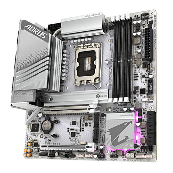 Gigabyte Z790M AORUS ELITE AX ICE DDR5 Intel Motherboard Gigabyte Z790M AORUS ELITE AX ICE DDR5 Intel Motherboard