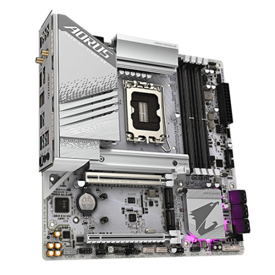 Gigabyte Z790M AORUS ELITE AX ICE DDR5 Intel Motherboard Gigabyte Z790M AORUS ELITE AX ICE DDR5 Intel Motherboard