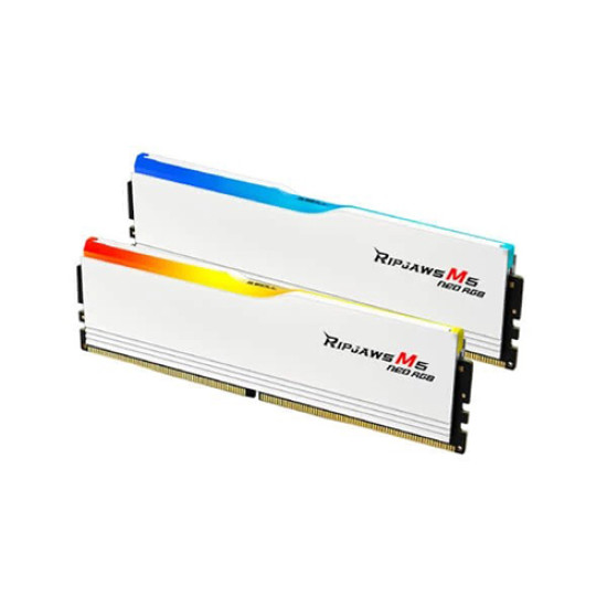 G.Skill Ripjaws M5 Neo RGB 32GB (2x16GB) DDR5 6000 MHz CL36 White (F5-6000J3636F16GX2-RM5NRW) G.Skill Ripjaws M5 Neo RGB 32GB (2x16GB) DDR5 6000 MHz CL36 White (F5-6000J3636F16GX2-RM5NRW)