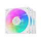 Deepcool FD12 ARGB WH-3 IN 1 120mm Triple Fan Kit White (R-FD12-WHAPN3-G) Deepcool FD12 ARGB WH-3 IN 1 120mm Triple Fan Kit White (R-FD12-WHAPN3-G)