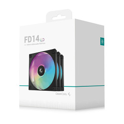 Deepcool FD14 ARGB-3 IN 1 140mm Triple Fan Kit Black (R-FD14-BKAPN3-G) Deepcool FD14 ARGB-3 IN 1 140mm Triple Fan Kit Black (R-FD14-BKAPN3-G)