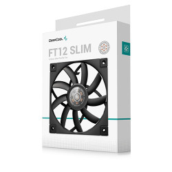 Deepcool FT12 SLIM 120mm 4-Pin PWM Fan Black (R-FT12SLIM-BKWPN1-G) Deepcool FT12 SLIM 120mm 4-Pin PWM Fan Black (R-FT12SLIM-BKWPN1-G)