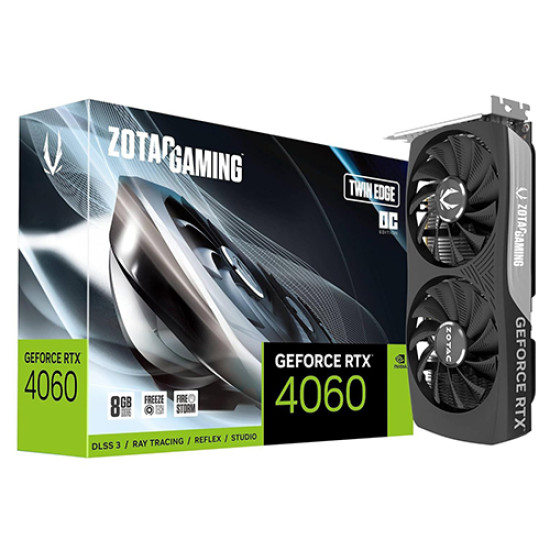 Zotac Gaming GeForce RTX 4060 8GB Twin Edge (ZT-D40600E-10M) Zotac Gaming GeForce RTX 4060 8GB Twin Edge (ZT-D40600E-10M)