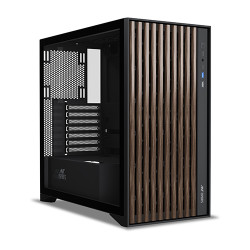 Ant Esports Zen Wood C3 Mid-Tower Computer Case Black