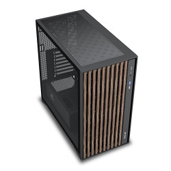 Ant Esports Zen Wood C3 Mid-Tower Computer Case Black